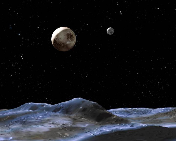 Giant Oceans Hidden Under Pluto's Moon Charon?
