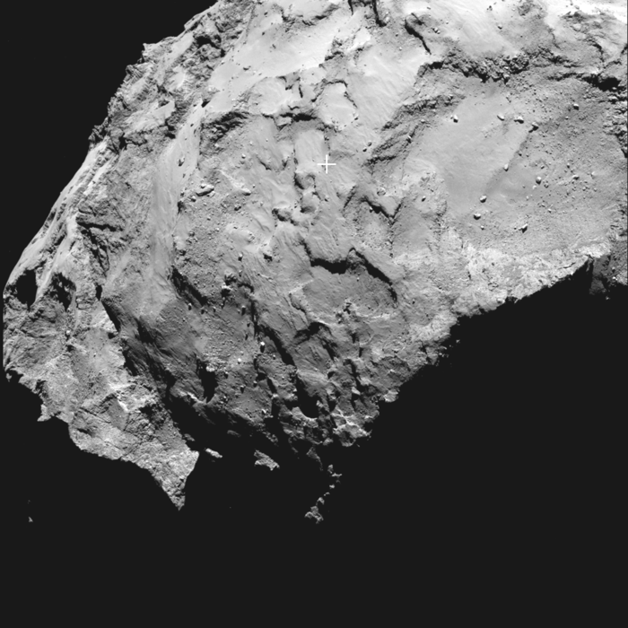 ESA chose Rosetta landing site