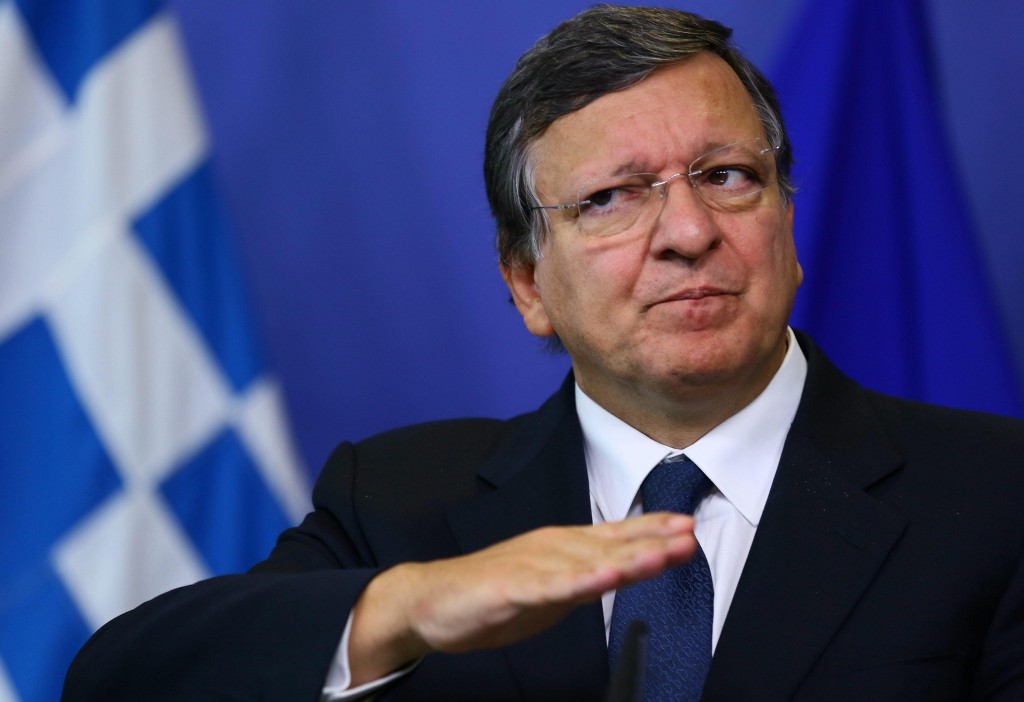 Prime Minister of Greece meets European Commission President Jose Manuel Barroso in Brussels