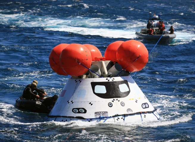 Orion Aces First Flight Test 
