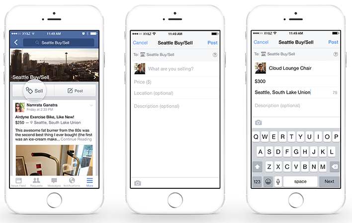 Facebook Adds a New Feature for Selling