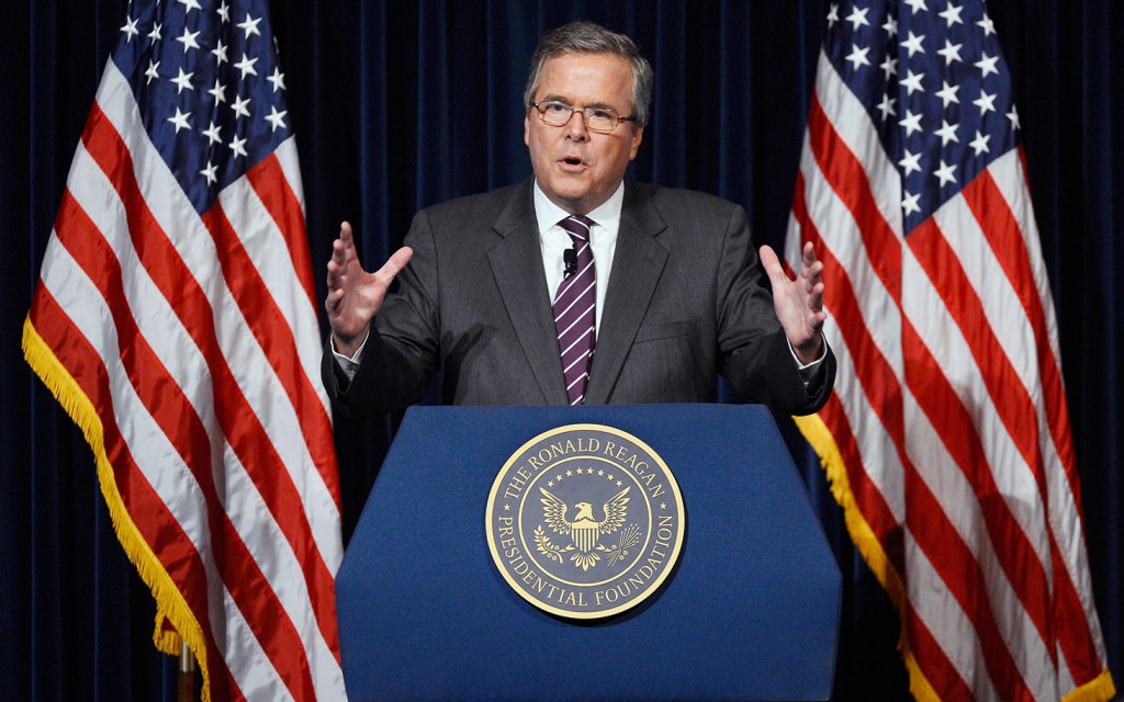 Jeb Bush Speaks At The Reagan Library About His New Book