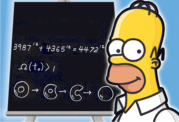 Homer Simpson Predicts the Mass of Higgs Boson