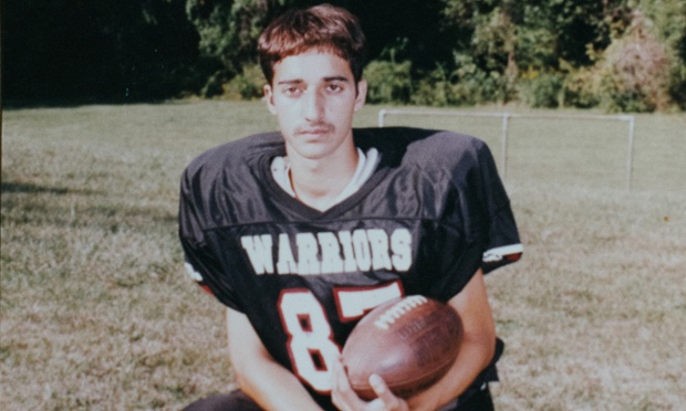 Adnan Syed when he was 16 and playing varsity football.