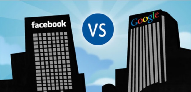 alt="Facebook and Google Rivalry"