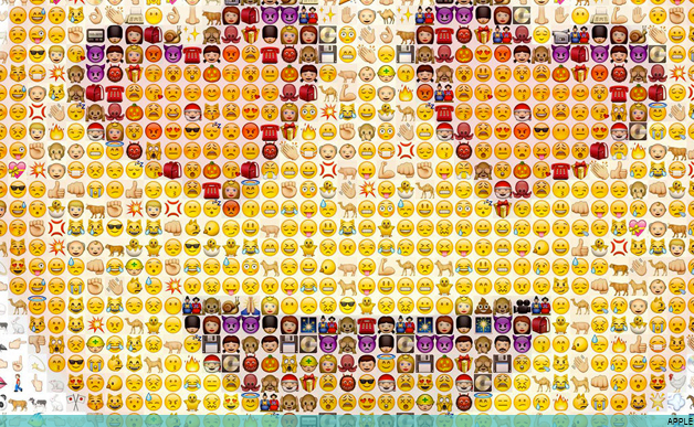 "Apple's collection of Emojis"
