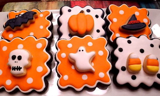 "halloween inspired cookies"