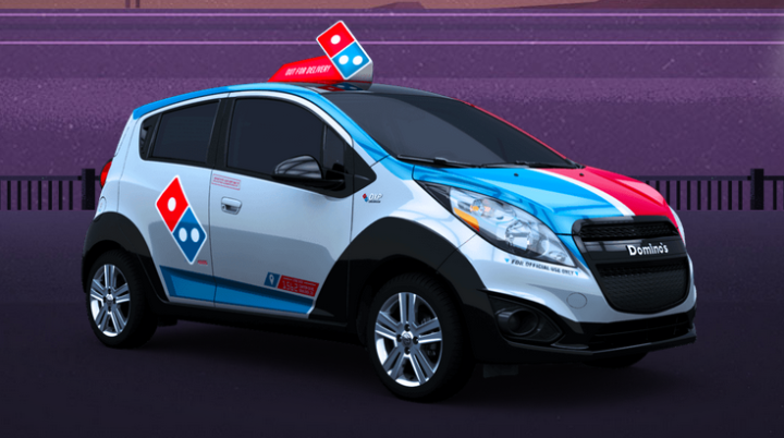 alt="Domino's Launches New Fleet of Delivery Cars"