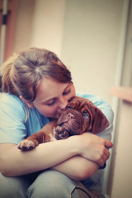 "Having a pet dog might help lower a child's anxiety levels, a study shows."