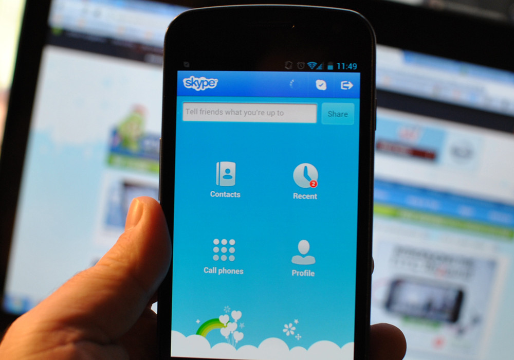 skype on android