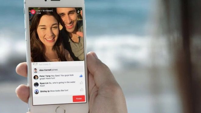 alt="Couple Uses Facebook Live to Broadcast"