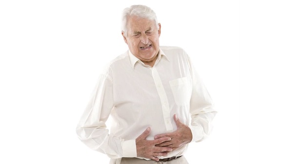 old man in white shirt