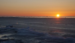 Bering Sea sunrise