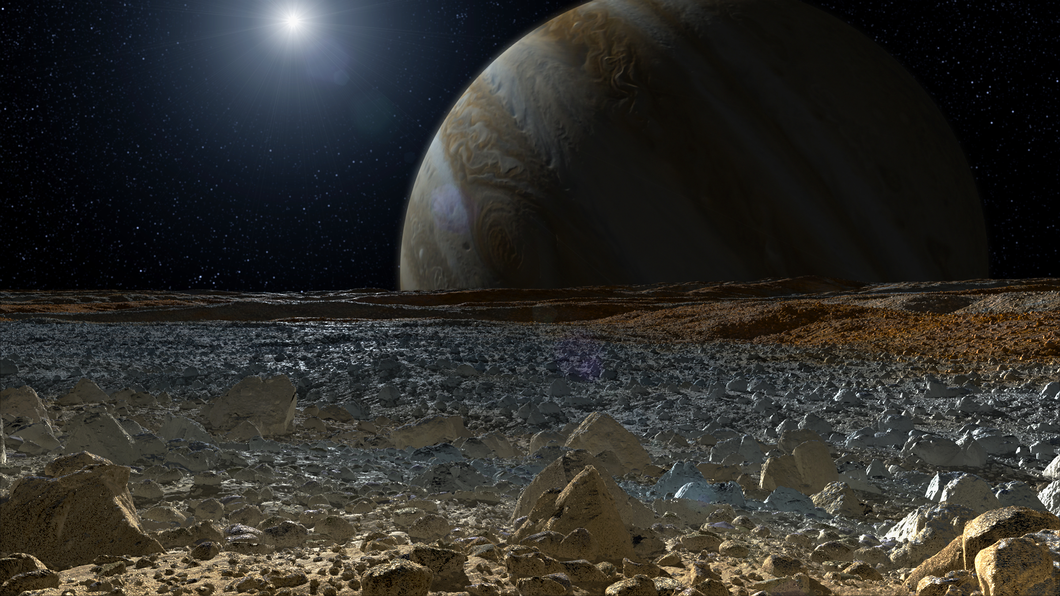 the surface of Europa