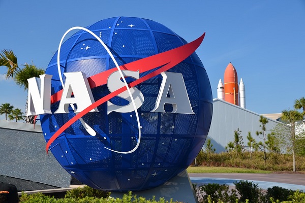 NASA logo on globe