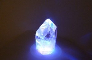 crystal with light