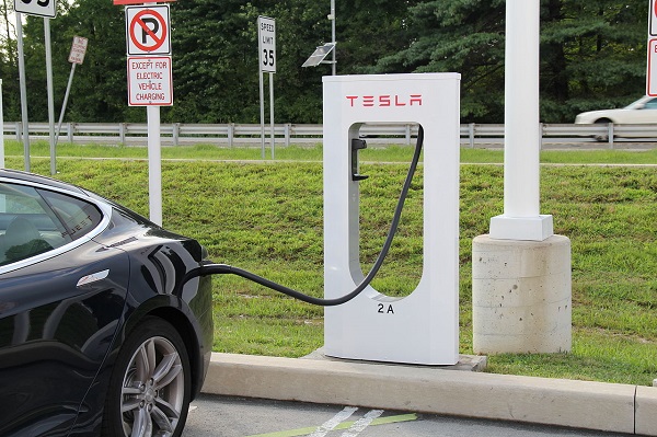 Tesla Supercharger station