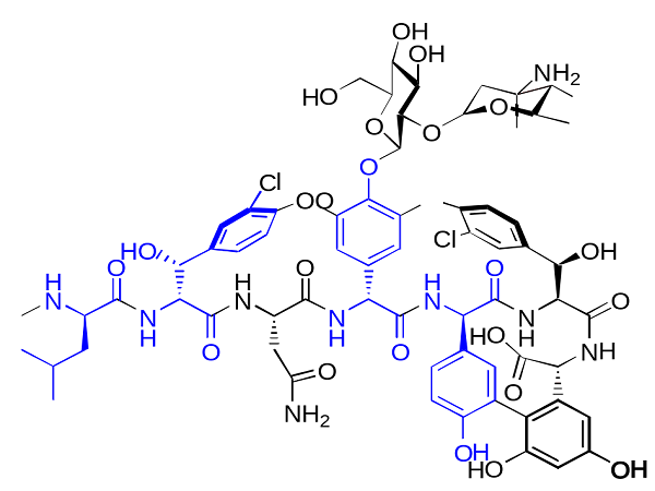 vancomycin chemical structure