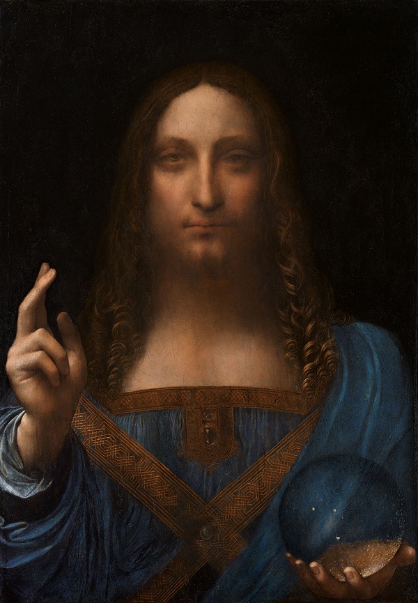 DaVinci's Portrait of Christ 'Salvator Mundi'