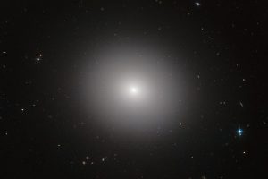 very bright galaxy in the universe and the image center